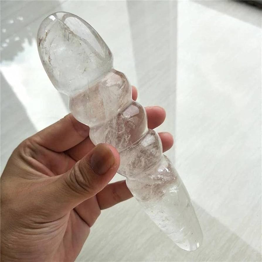 ヒーリングワンド カーヴィング クリスタル 法具 手彫り ヒーリング