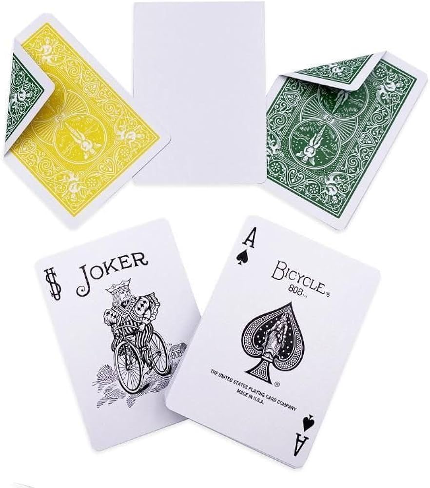 Amazon.co.jp: Bicycle Green (緑色) トランプ : おもちゃ