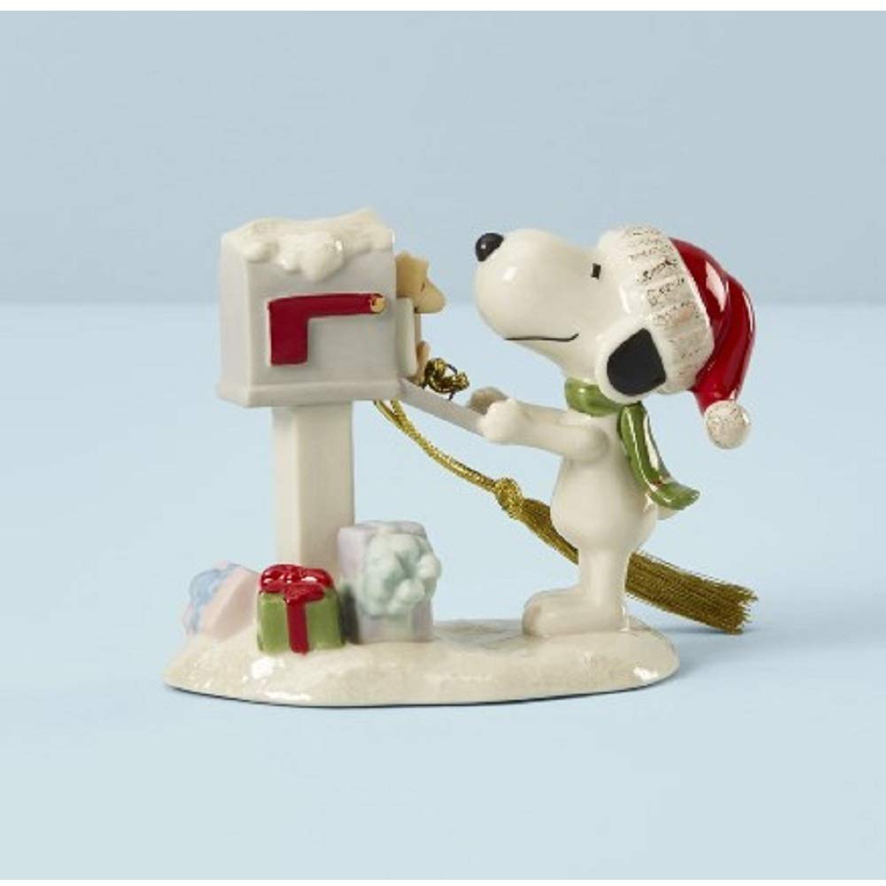 Amazon.com: Lenox 890941 Snoopy's Letter to Santa Ornament : Home