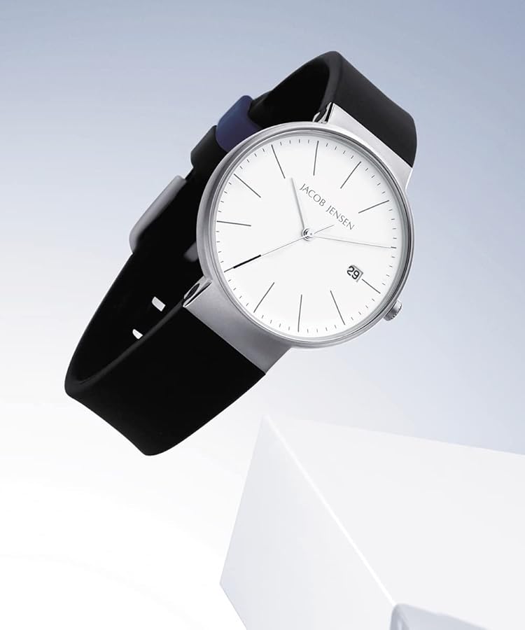 Amazon.co.jp: [ヤコブ・イェンセン] 腕時計 180 ブラック : ファッション