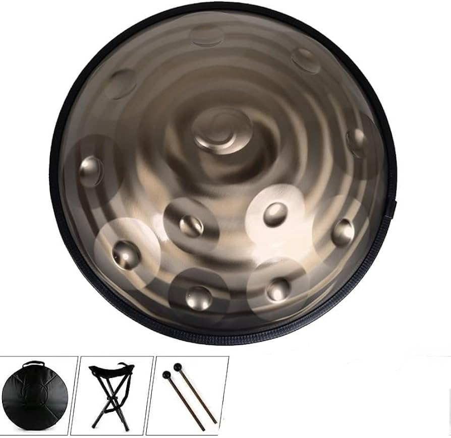 ハンドパン 小さめの49センチ Dマイナー 10音 A＝432Hz 新品 MASH