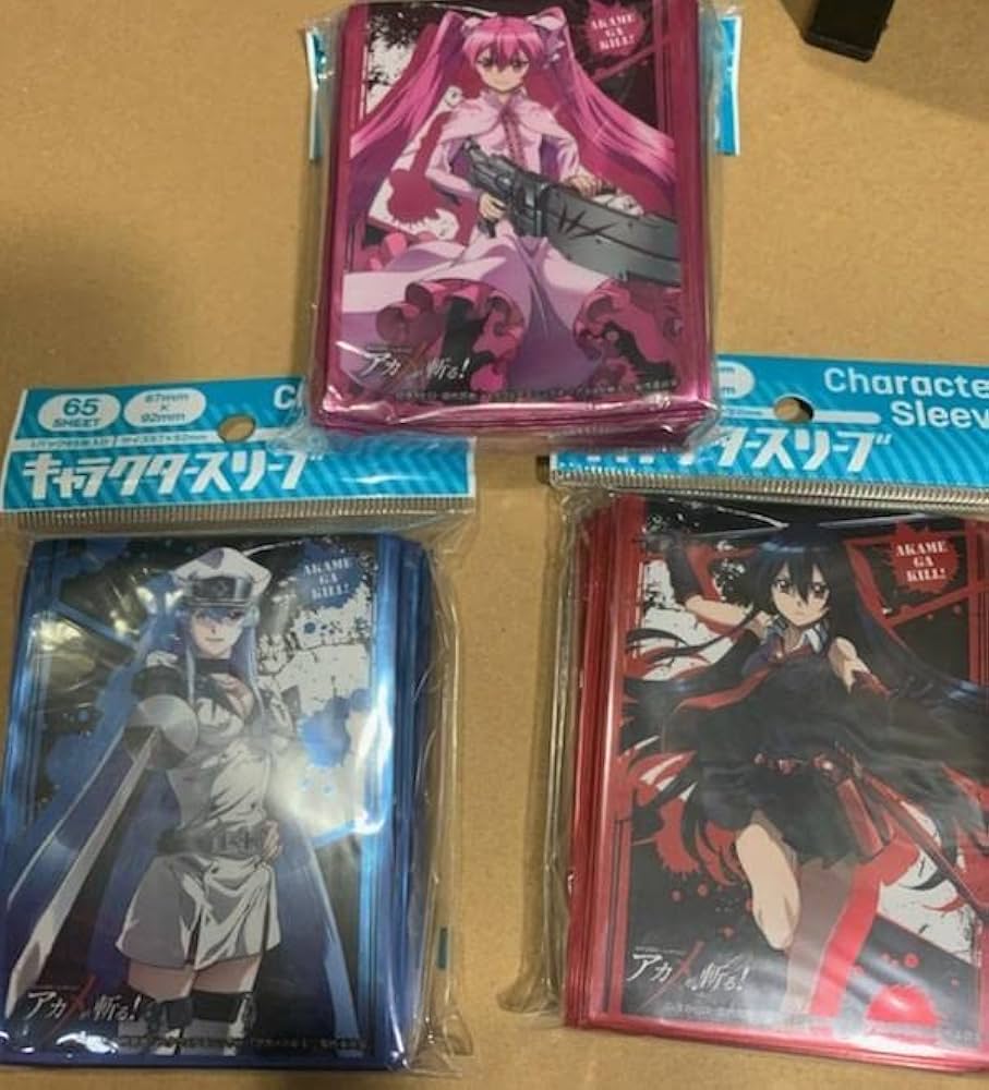 Amazon.co.jp: キャラクタースリーブ アカメが斬る アカメ エスデス