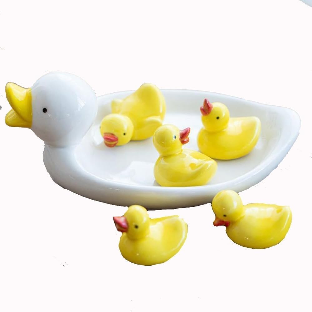 Amazon｜アヒルの動物の箸置きセット アヒルの形 アヒルの形の箸置き
