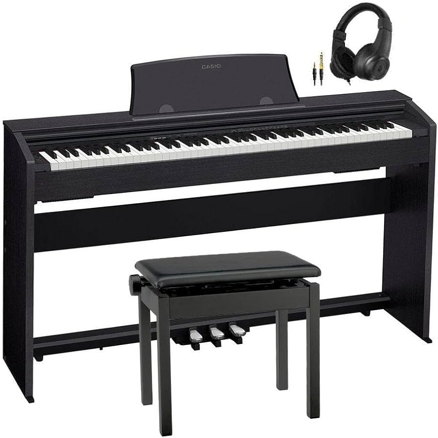 Amazon | 【高低自在ピアノ椅子＆ヘッドホン＆譜面立て＆楽譜集セット