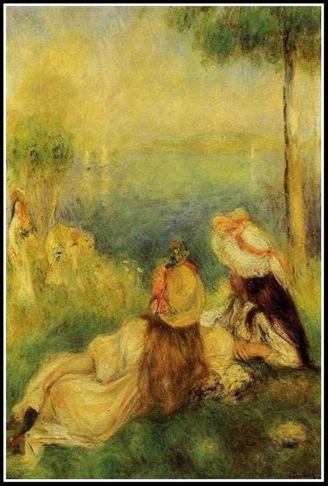 Amazon | 赤い帽子をかぶった少女 1913 ピエール・オーギュスト