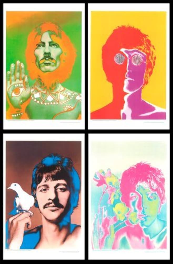 Amazon.co.jp: ビートルズ、リチャード・アヴェドンによる13x19