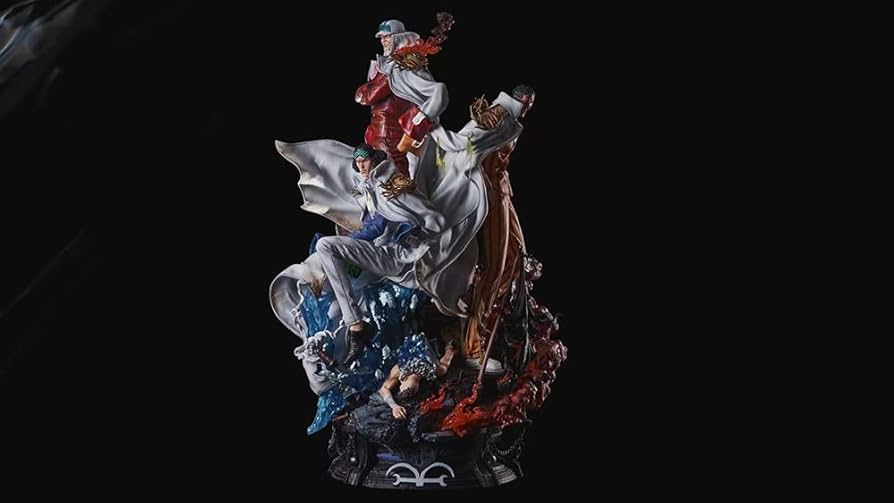 Amazon.co.jp: 赤犬 青雉 黄猿 フィギュア 1/6スケール 塗装済み完成品