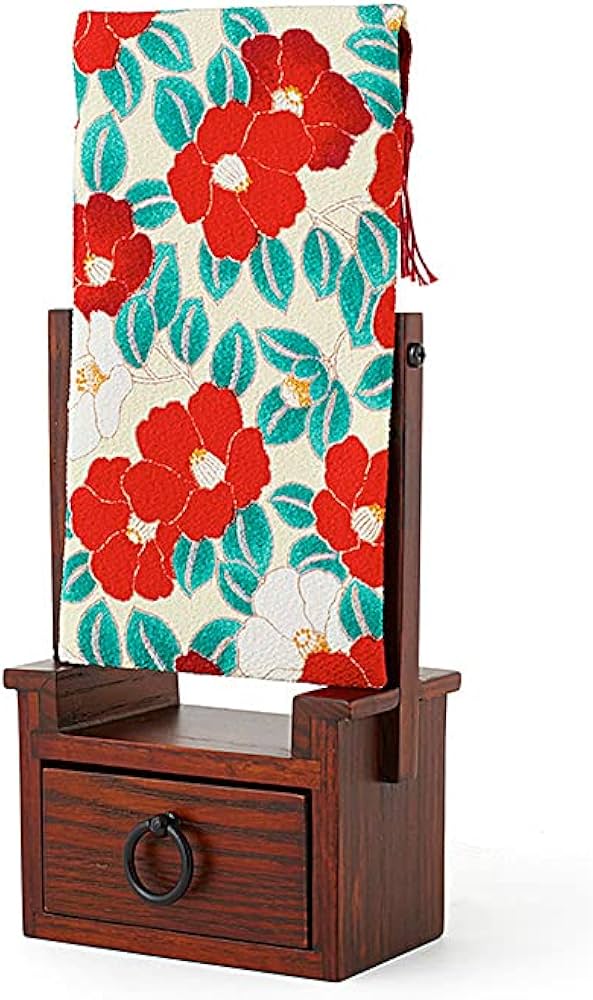 Amazon｜角田清兵衛商店 姫鏡台 和テイスト HR61 (椿 白)｜鏡台