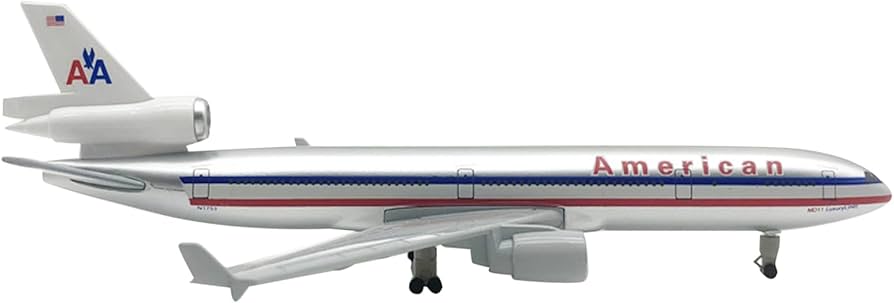 Amazon.com: MOUDOAUER 1:400 American MD-11 MD11 Airplane Metal