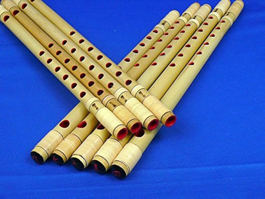 Amazon | 【お祭り・お囃子用 篠笛】入門用 篠笛 籐巻【6穴7本調子