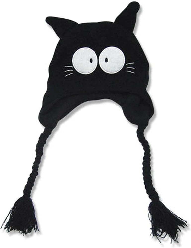 Amazon | フリクリ たっくん 黒猫 ニット帽子 FLCL TAKKUN BLACK CAT