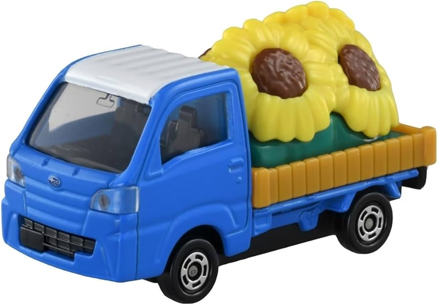 Amazon.co.jp: トミカ No.107 サンバー ひまわり TOMICA ミニカー 軽