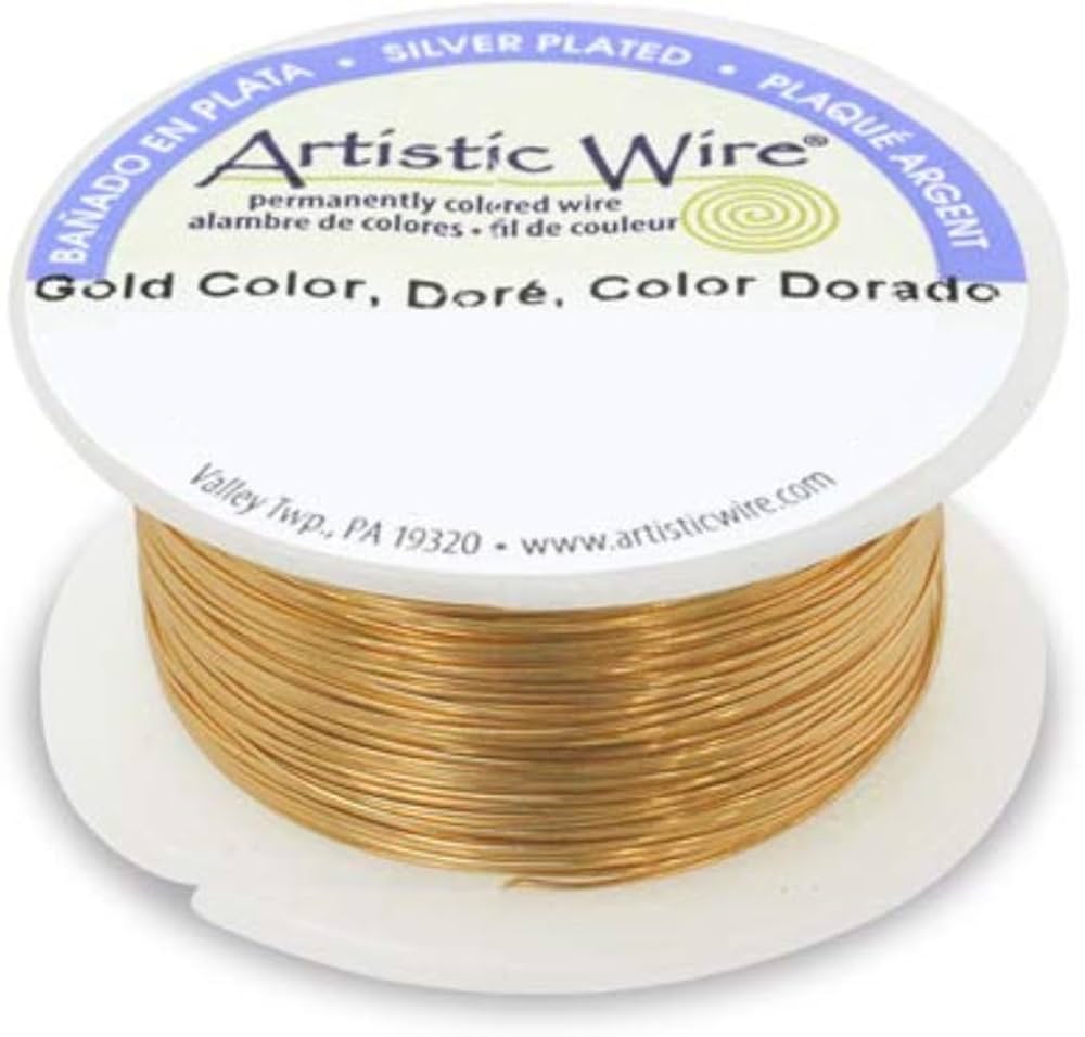 Amazon.co.jp: アーティスティックワイヤー 【ゴールドカラー】26