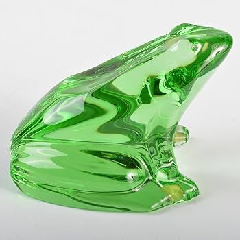 Amazon.co.jp: Baccarat バカラ カエル 置物 ペーパーウェイト Y R6977