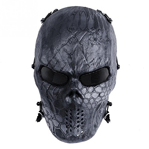 Amazon.co.jp: スカル フェイス ガード ドクロ マスク 各種デザイン CS