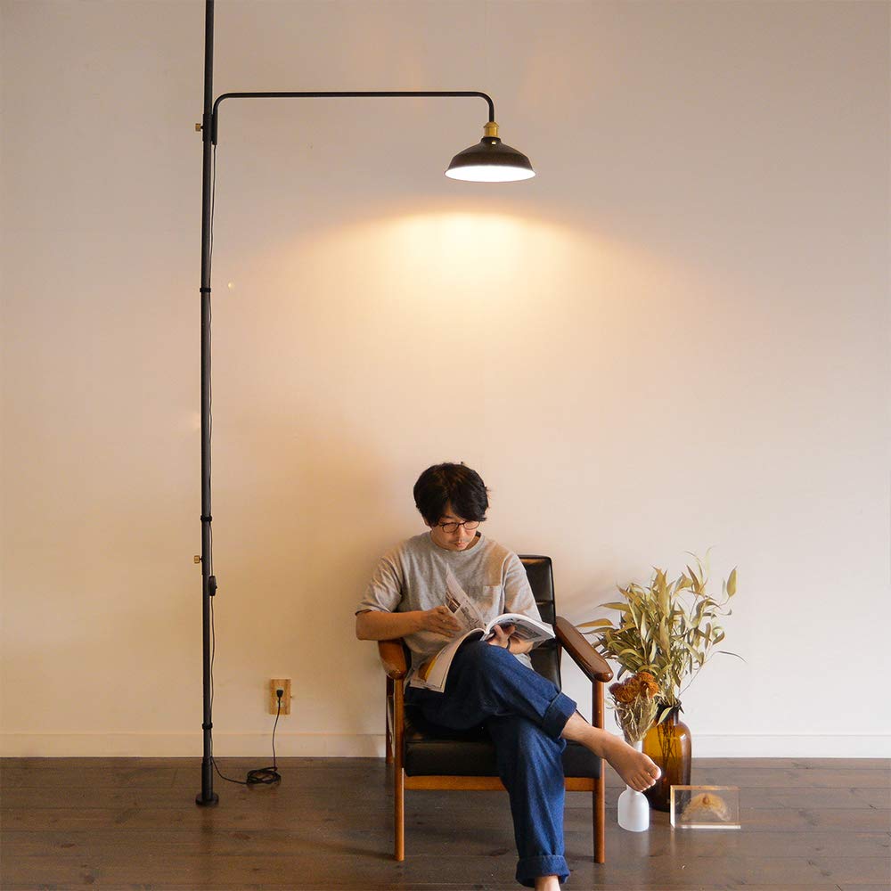 Amazon.co.jp: DRAW A LINE ランプアーム ブラック サイズ:幅91.5x奥行