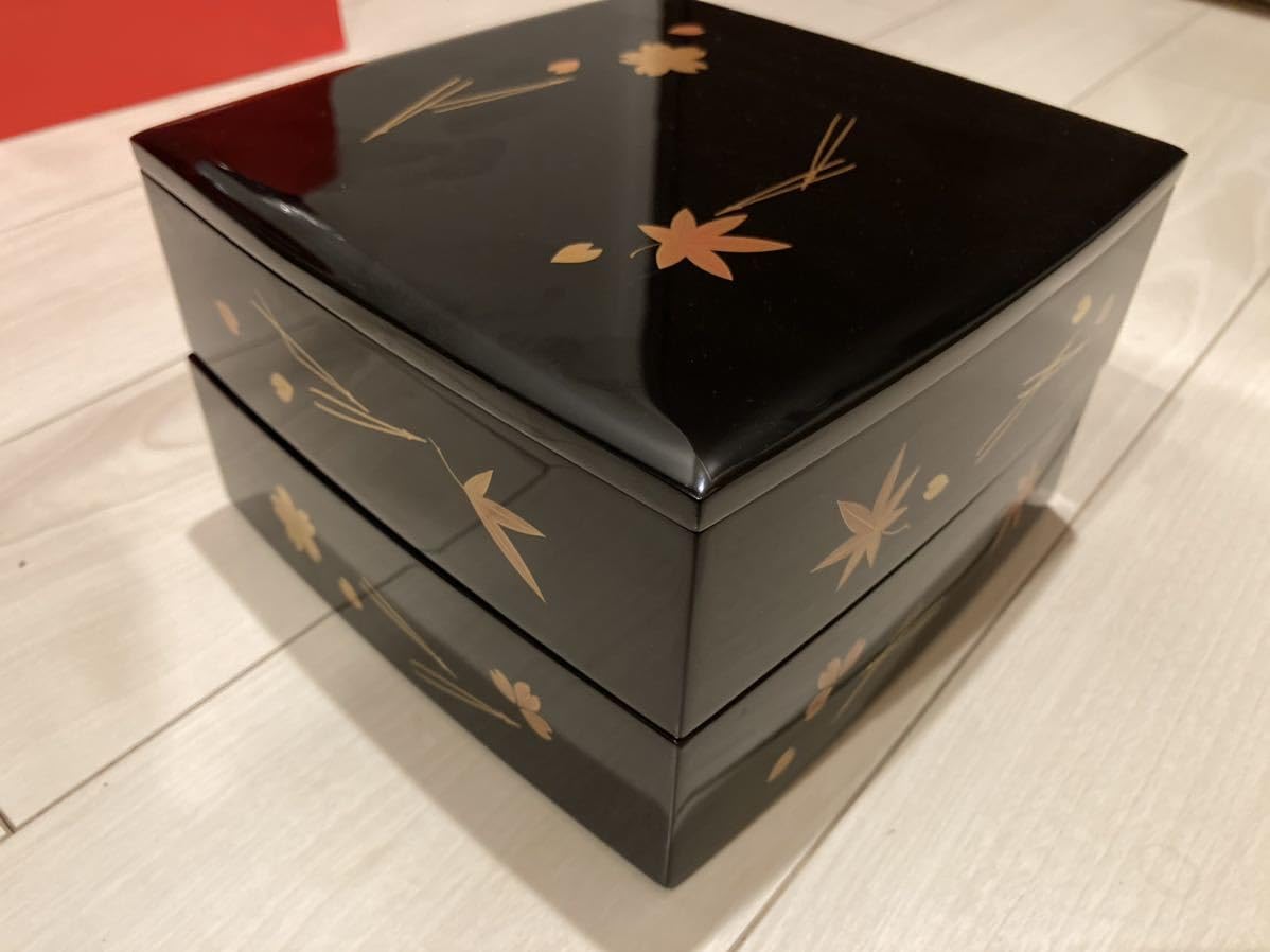 Amazon.co.jp: 桐箱入重箱本物保証最高級作品輪島塗名品五島屋謹製蒔絵