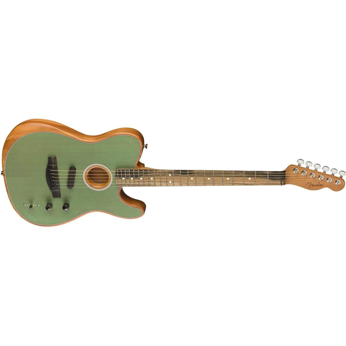 Amazon.co.jp: Fender Acoustasonic Telecaster/Surf Green エレアコ