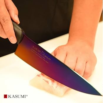 Amazon｜スミカマ 霞 KASUMI 包丁 チタンコーティング カービング