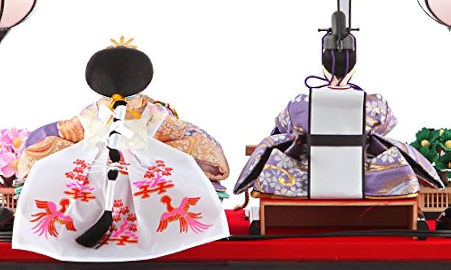 Amazon | 人形屋ホンポ 雛人形 コンパクト ひな人形 ケース飾り 親王