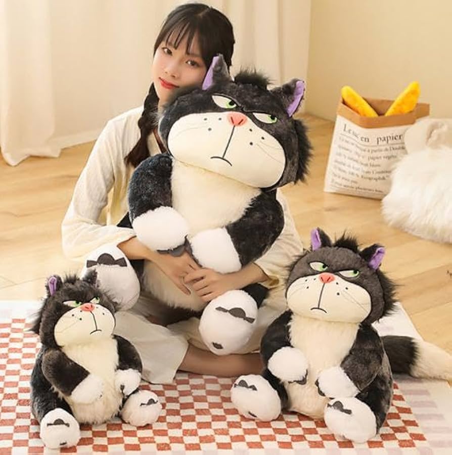 Amazon.co.jp: ルシファー猫ぬいぐるみ 子供 シンデレラ 30/45/60/80