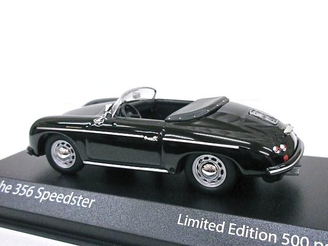 Amazon.co.jp: 欧州限定 1/43 ポルシェ 356 スピードスター (ブラック