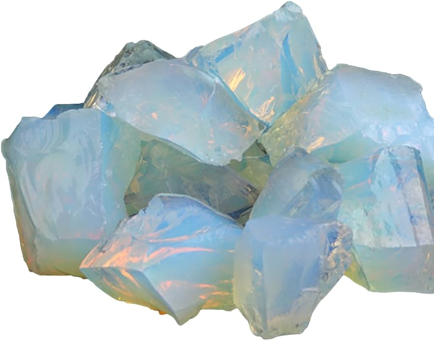 Amazon | 正直屋 蛋白石 カルサイト 人造オパール 鉱物 標本 天然石