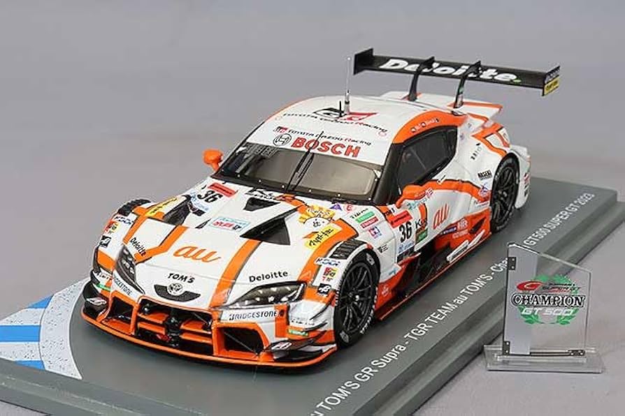 Amazon | スパーク 1/43 au TOM'S GR スープラ TGR TEAM au TOM'S 2023