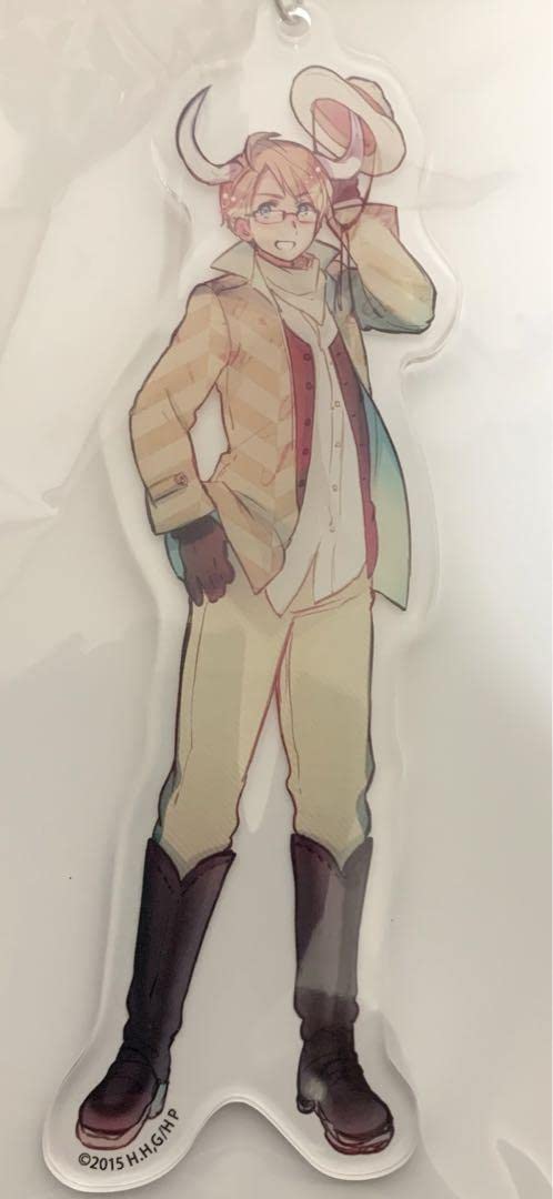 Amazon.co.jp: ヘタリア アメリカ アクリルキーホルダー つのたりあ