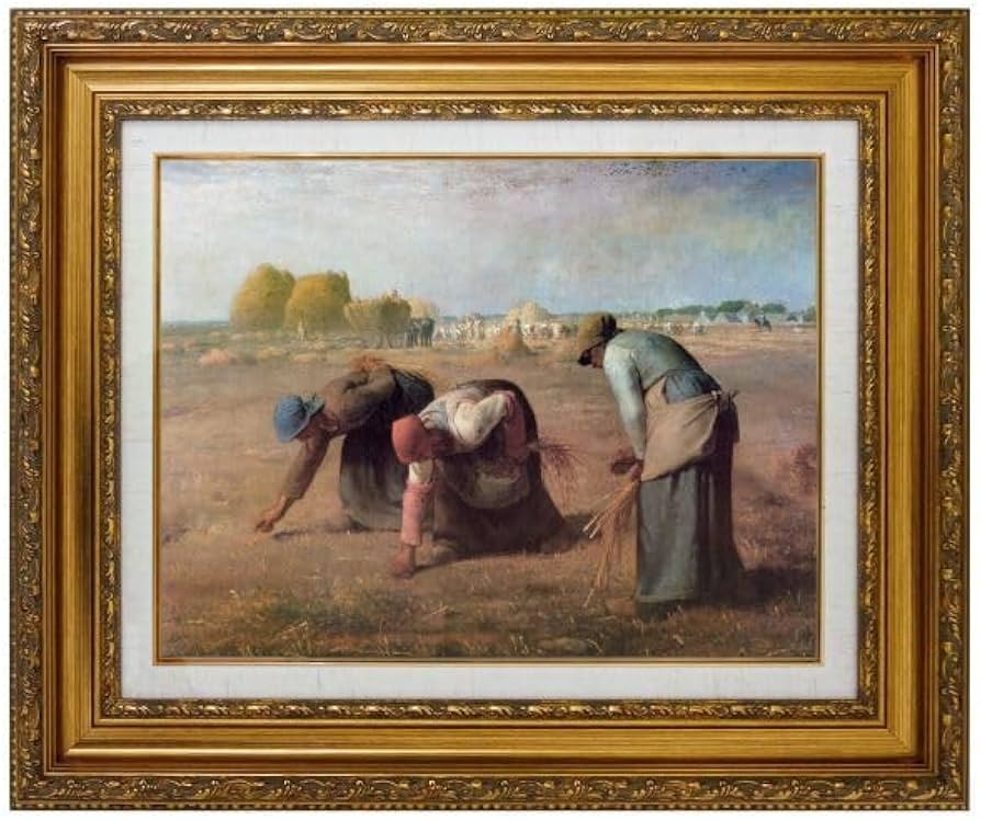 Amazon.co.jp: ミレー 落穂拾い 複製画 F6号 絵画 世界の名画