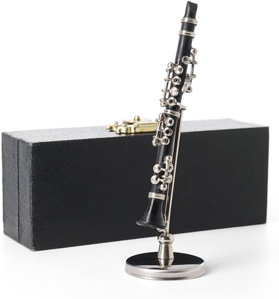 Amazon | 1/12 ミニチュア 楽器 クラリネット ハードケース付き ドール