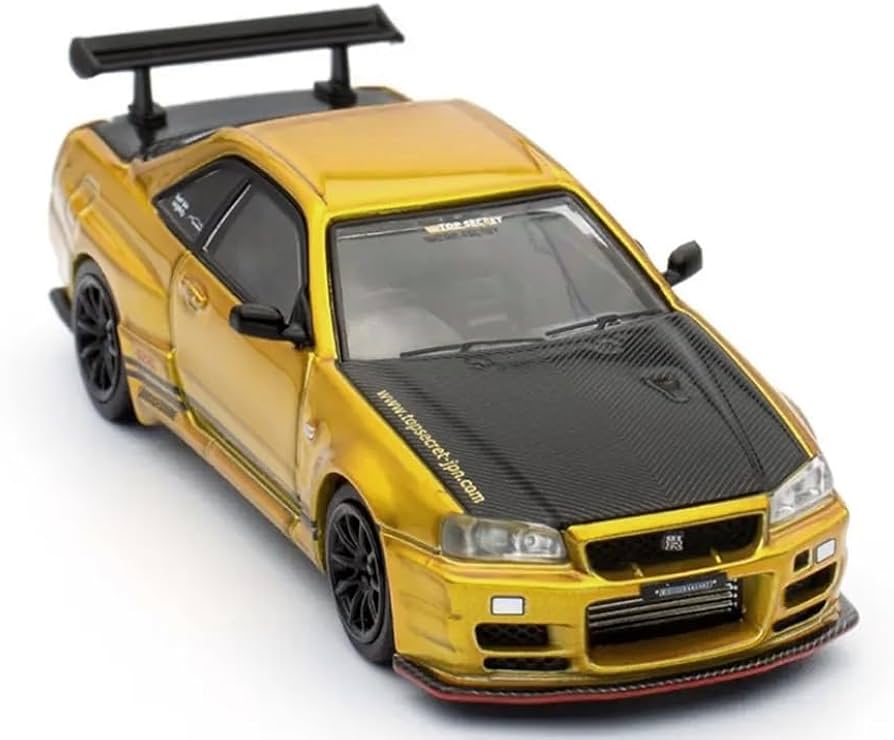 Amazon.com: Inno Models Skyline GT-R (R34) Top Secret RHD (Right