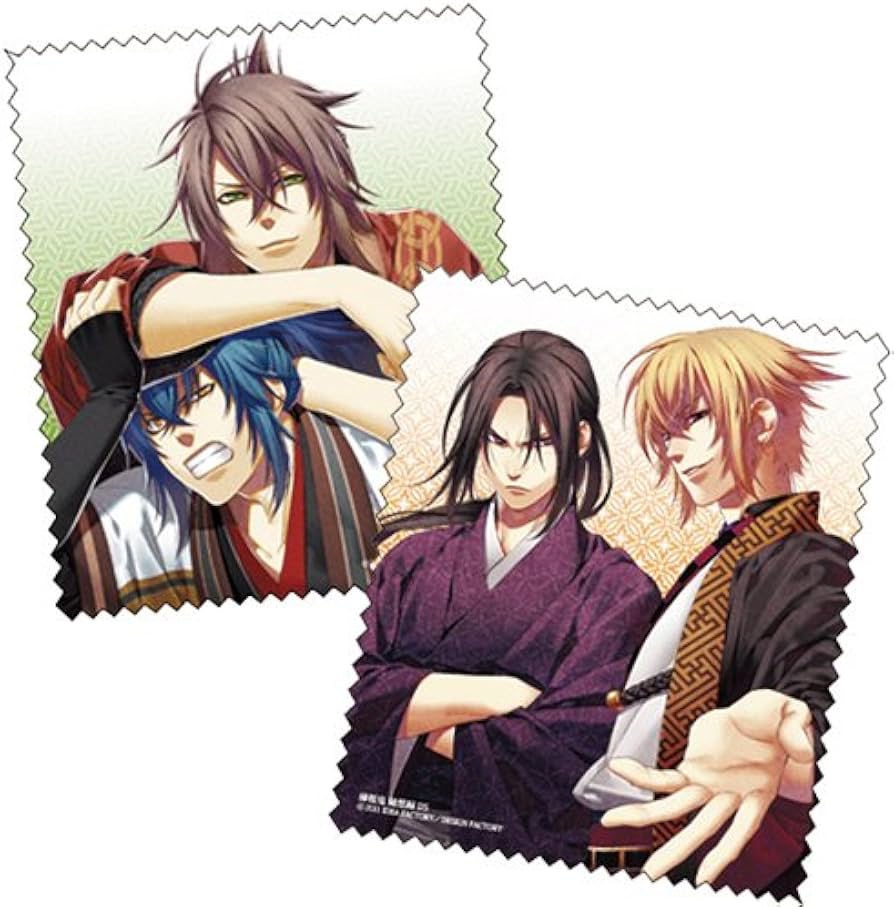 Amazon.co.jp: 薄桜鬼 ピクチャークロス 土方・風間/沖田・龍之介2枚