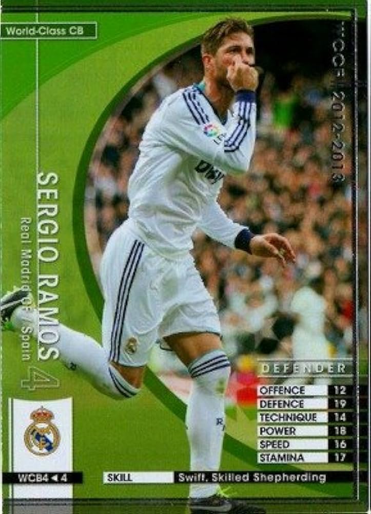 Amazon.co.jp: WCCF/12-13/WCB4/セルヒオ・ラモス : スポーツ＆アウトドア