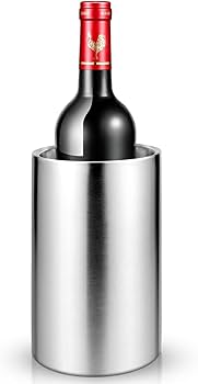 Amazon | SAG【公式・正規品】 ワインクーラー 卓上 ステンレス製 二重