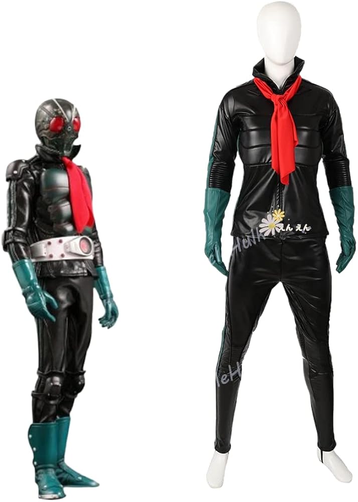 Amazon.co.jp: [BEANUT] 仮面ライダー 新1号 全身タイツ マフラー