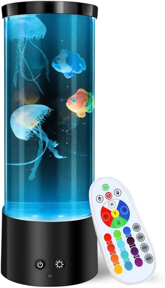 Amazon.co.jp : クラゲ溶岩ランプ クラゲLEDランプ 水族館ナイトライト