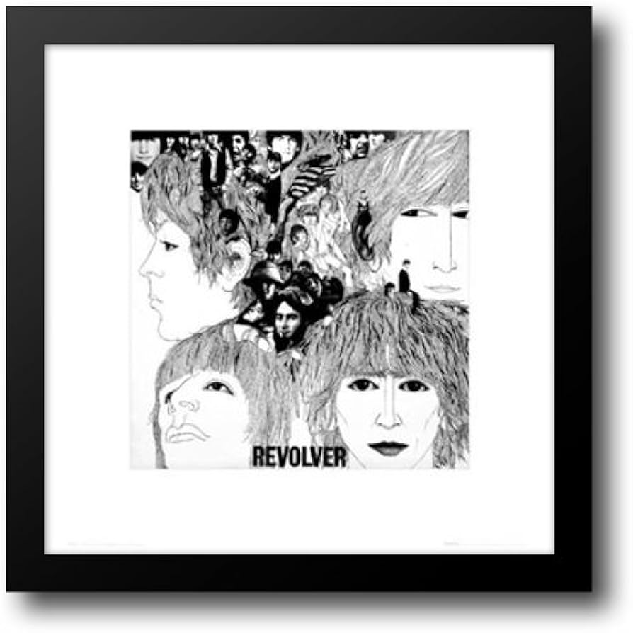 Amazon.com: The Beatles: Revolver 20x20 Framed Art Print by