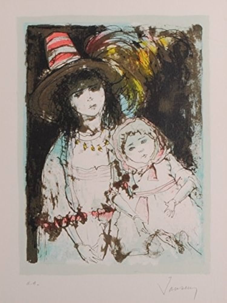 Amazon | ジャン・ジャンセン 絵画 リトグラフ 版画 静物画 「二つの