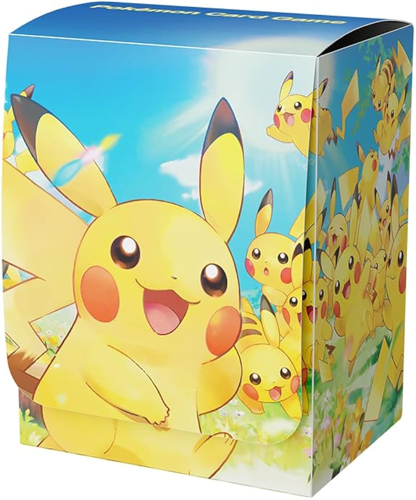 Pokemon Card Game Deck Case Pikachu Large Collection : Amazon.in