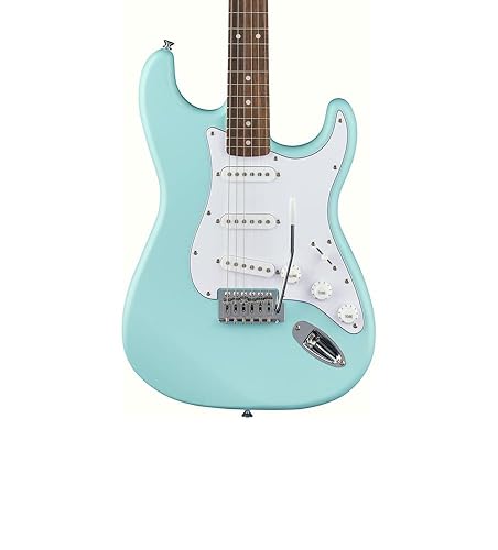Amazon.com: Fender Squier Stratocaster Electric Guitar - Daphne