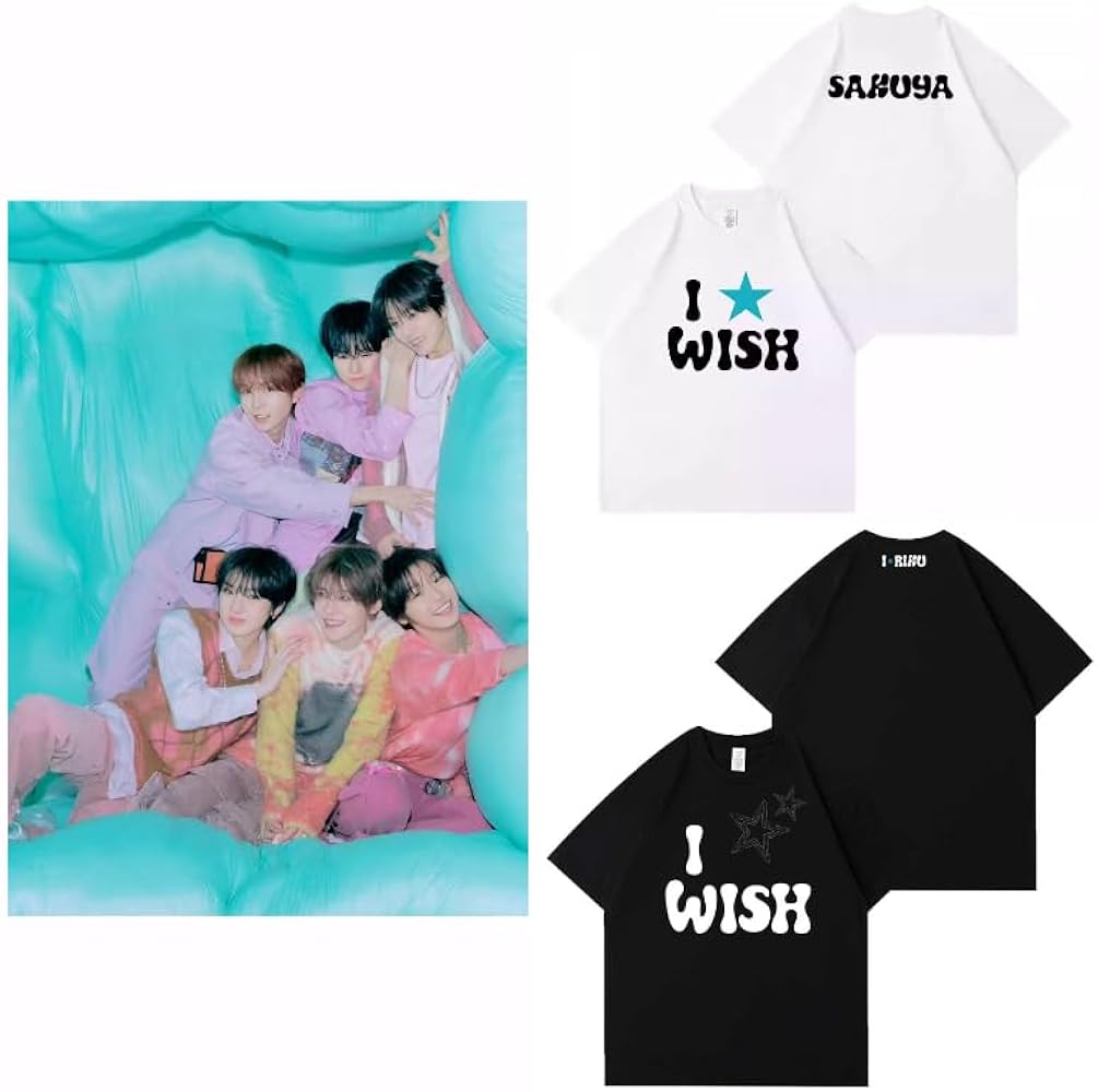 Amazon | NCT WISH グッズ LOG in Tシャツ 2025 ツアー応援服 半袖 NCT