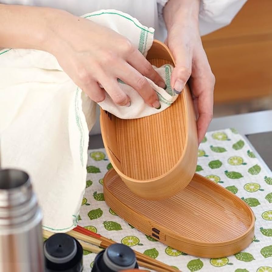 Amazon｜栗久 手作り大館曲げわっぱ 弁当箱（小判型・スリム）｜弁当箱