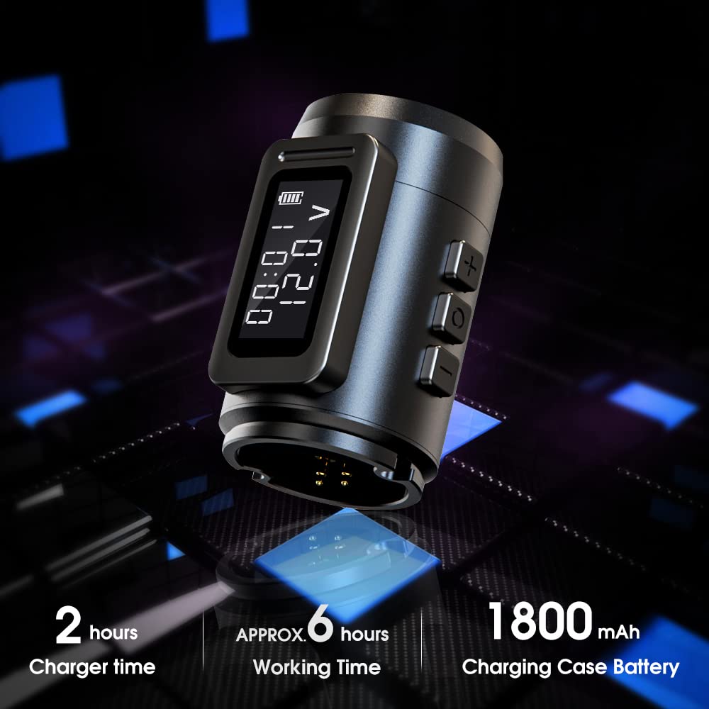 Amazon | Ambition MARS-U ワイヤレスタトゥー マシン 調節可能な