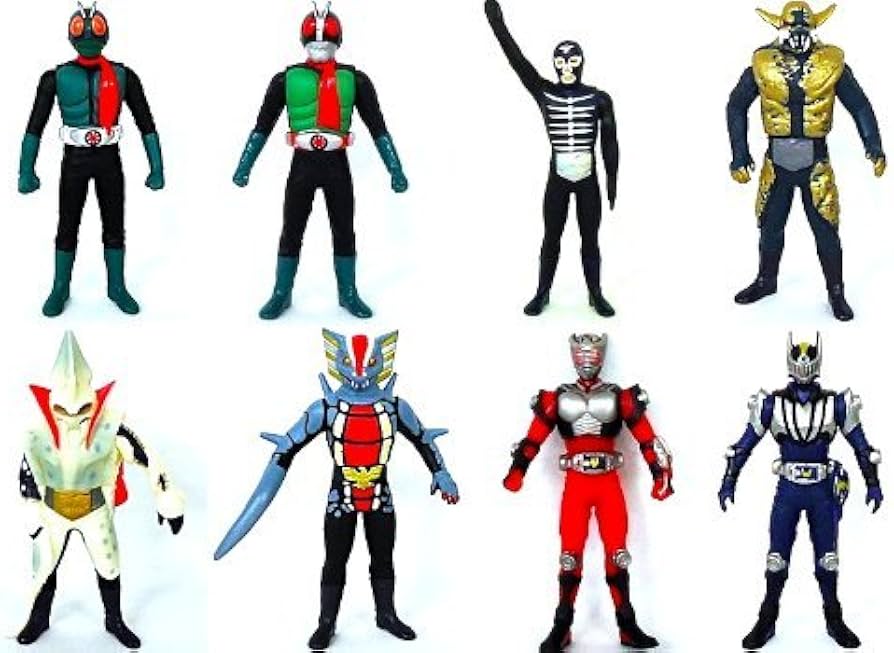 Amazon.co.jp: HG 仮面ライダー ソフビ道 EPISODE:1 全8種 : おもちゃ