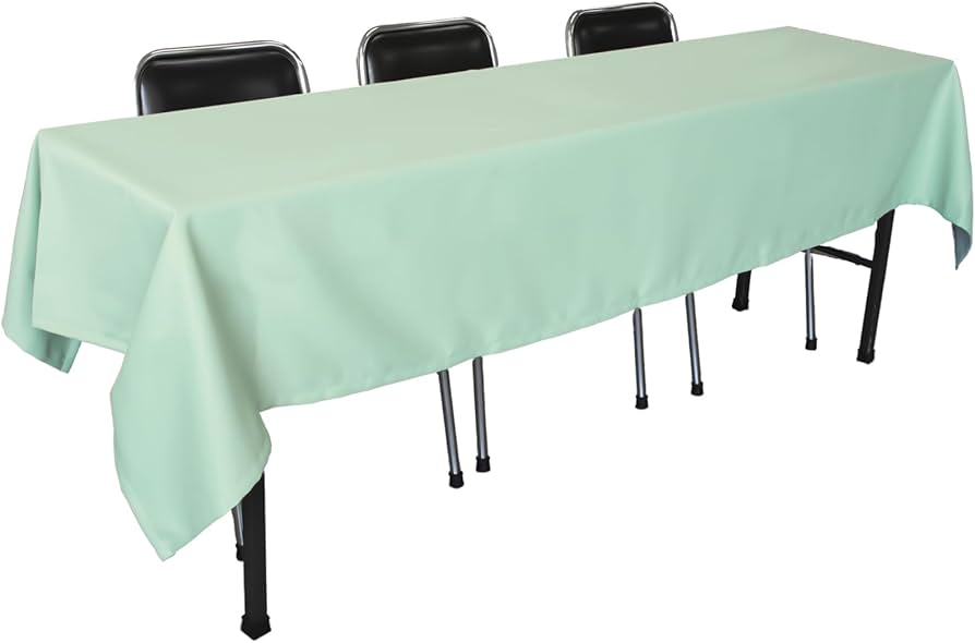 Amazon｜テーブルクロス 長机用 (グリーン/長方形 / 120×240cm) 防炎