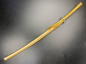 Amazon.co.jp: 模造刀-美術刀剣-関 豊臣秀吉・黄金拵え 戦国武将 V