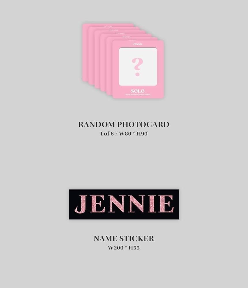 MUSIC&NEW Jennie Blackpink - [Solo] Photo Book (Special Edition) +