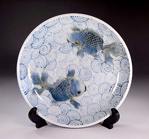 v141 中国清朝期 同治年製 粉彩絶品金魚絵付磁器鉢 弦金魚図 Q v141