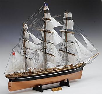 Amazon | ウッディジョー/木製帆船模型 1/100カティサーク[帆付]＋塗料